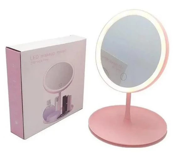 Дзеркало косметичне з LED-підсвіткою Table Lamp Makeup Mirror