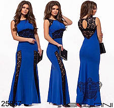 Сукня максі з гіпюром розміри норма, фото 5