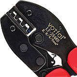 Крімпер-прес для обтиску роз'ємів типу MC4 на проводах сонячних панелей 2.5-6.0 мм² Vorfal V07217, фото 3