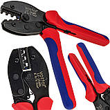 Крімпер-прес для обтиску роз'ємів типу MC4 на проводах сонячних панелей 2.5-6.0 мм² Vorfal V07217, фото 4