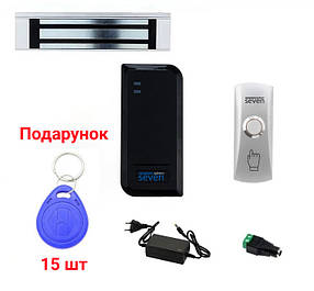 Комплект контролю доступу з магнітним замком 180 кг SEVEN KA-7805