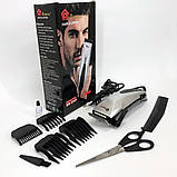 Набір для видалення волосся із зарядним пристроєм DOMOTEC, Класна машинка для стрижки волосся MR-98, фото 9