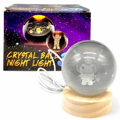 Нічник "Скляна куля. Аніме" 8 см, фото 1