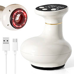 Ваккумний масажер від целюліту з підігрівом, до 55°C, від USB / Антицелюлітний масажер для тіла