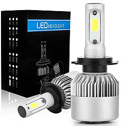 Автомобільні лампи LED (2шт) 25Вт, 6500K, 12-24V, S2 H11 / Світлодіодні лампи для авто / Лід автолампи