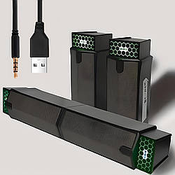 Акустична система зі стерео звуком 6Вт, USB, JEDEL S562 / Саундбар / Колонки для ПК / Настільні колонки