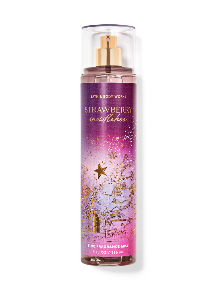 Спрей для тіла Strawberry Snowflakes Bath & Body Works 236мл, фото 1
