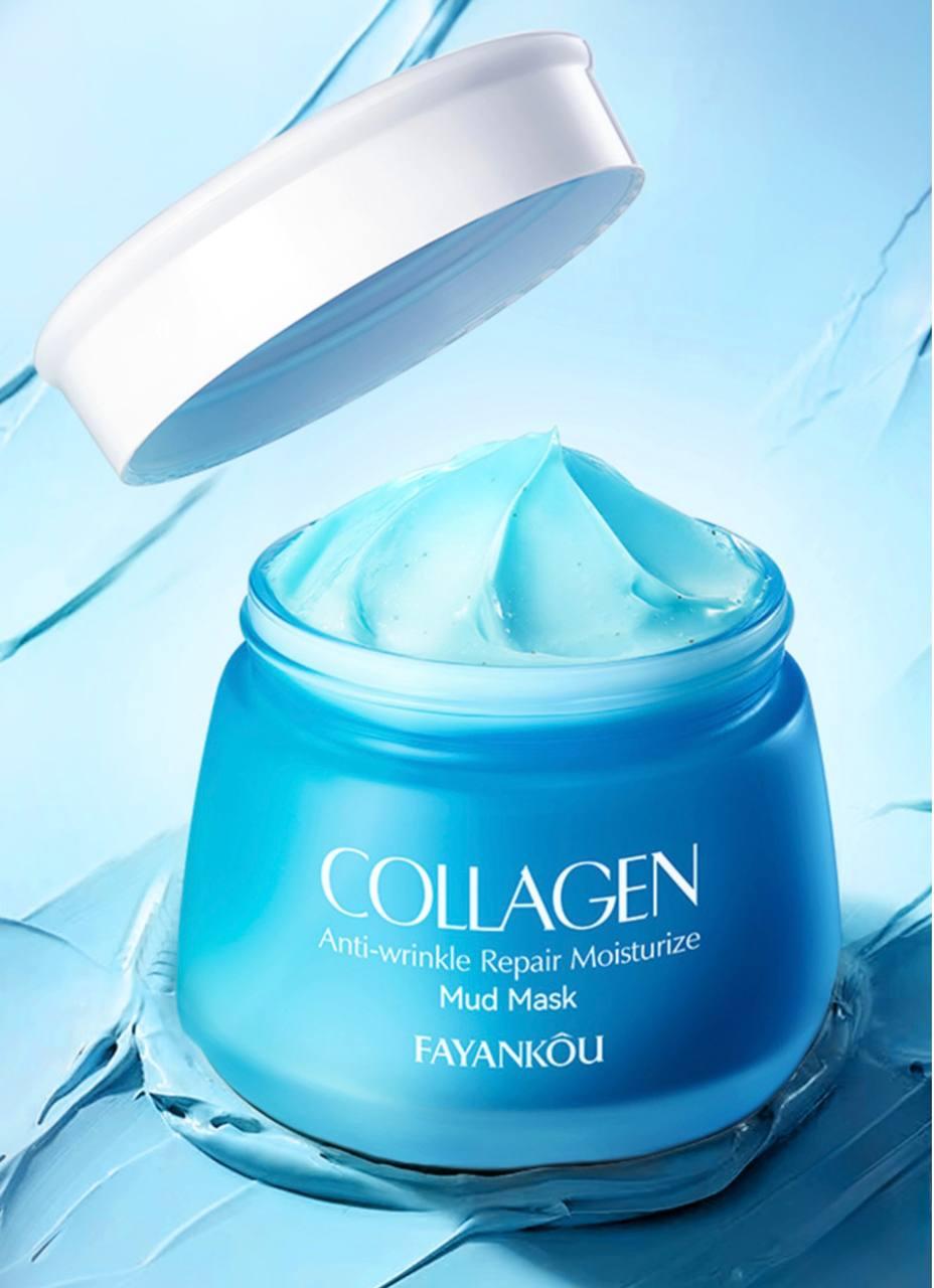 Антивікова маска для обличчя з колагеном Fayankou Collagen Anti-wrinkle Mud Mask, 120 г