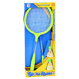 Ракетка дитяча 2 шт., бадмінтон, воланчик 2 шт MR 1126