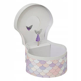 Контейнер для дрібниць MUSIC BOX Mermaid Box Дитяча скринька Фіолетовий