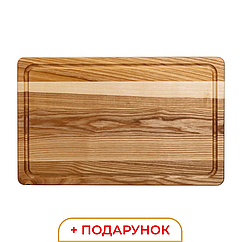 Дошка для подачі 40×20 см прямокутна дошка сервіровка кухонна для нарізок Wood Lugi