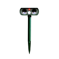 Ультразвуковий відлякувач для тварин, змій і кротів на сонячній панелі