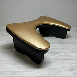 Підлокітник для манікюру похилий MrHelix, Бронзовий з чорним