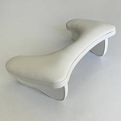 Підлокітник для манікюру похилий MrHelix, Білий