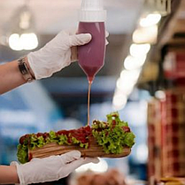 Диспенсери для соусів 5.5л Дозатори соусів Ємність для соусу Дозатор для кетчупу Диспенсер для кетчупу, фото 3