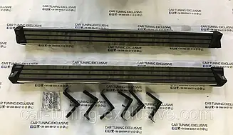 Steel side steps for Mercedes G-class 4x4²