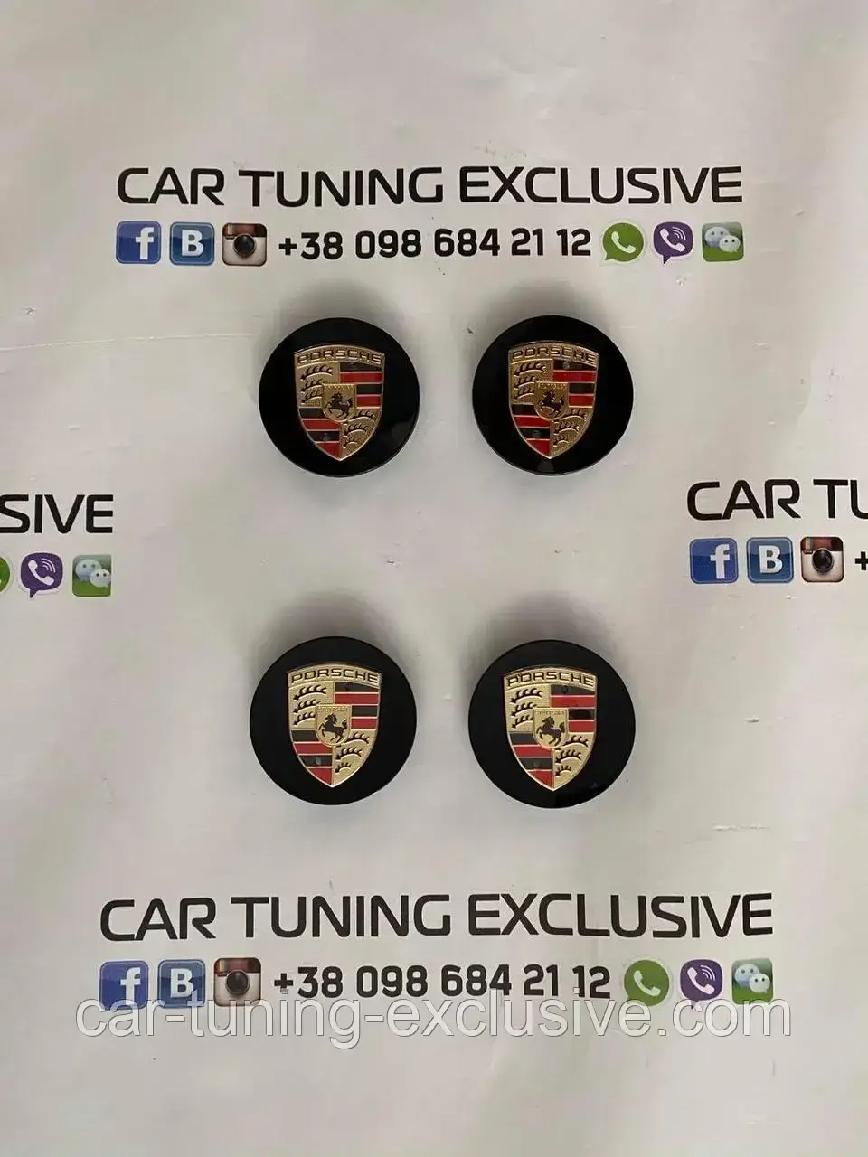 Disc caps for Porsche