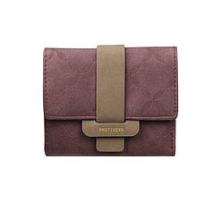 Жіночий гаманець Prettyzys 987 Red клатч із пряжкою повсякденний