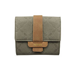 Жіночий гаманець Prettyzys 987 Green клатч із пряжкою повсякденний