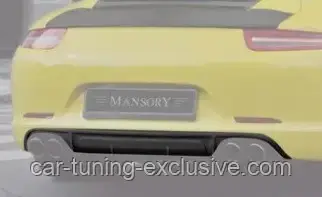 MANSORY rear diffuser for Porsche 991