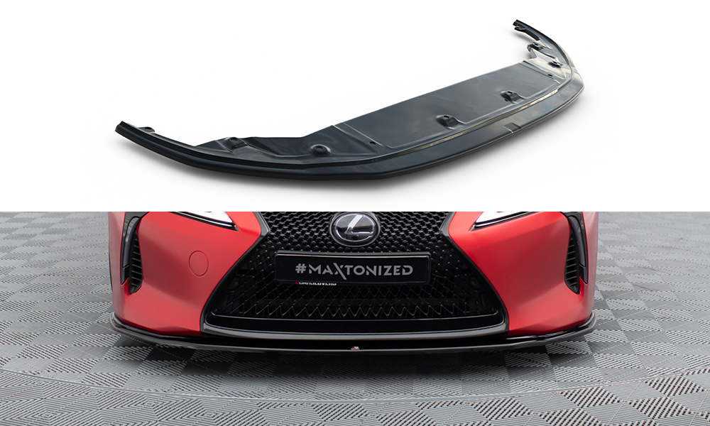 Спліттер Lexus LC 500 тюнінг обвіс губу переднього бампера (V2), фото 1