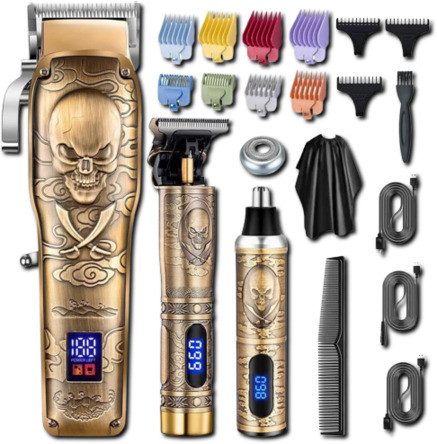 Машинка для стрижки волосся з потужним і тихим мотором XPRO DSP 91032 (45210-91032_608), фото 1