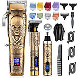 Машинка для стрижки волосся з потужним і тихим мотором XPRO DSP 91032 (45210-91032_608), фото 3