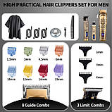 Машинка для стрижки волосся з потужним і тихим мотором XPRO DSP 91032 (45210-91032_608), фото 7