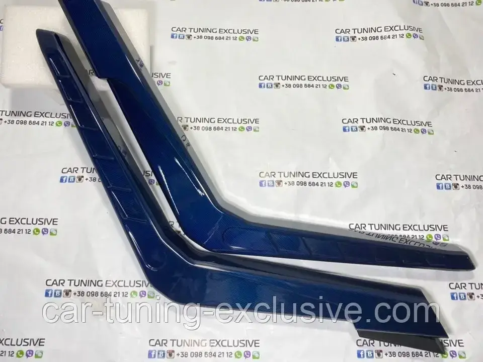 BRABUS air intakes (blue carbon) for Mercedes G-class w463 LANDAULET, фото 1