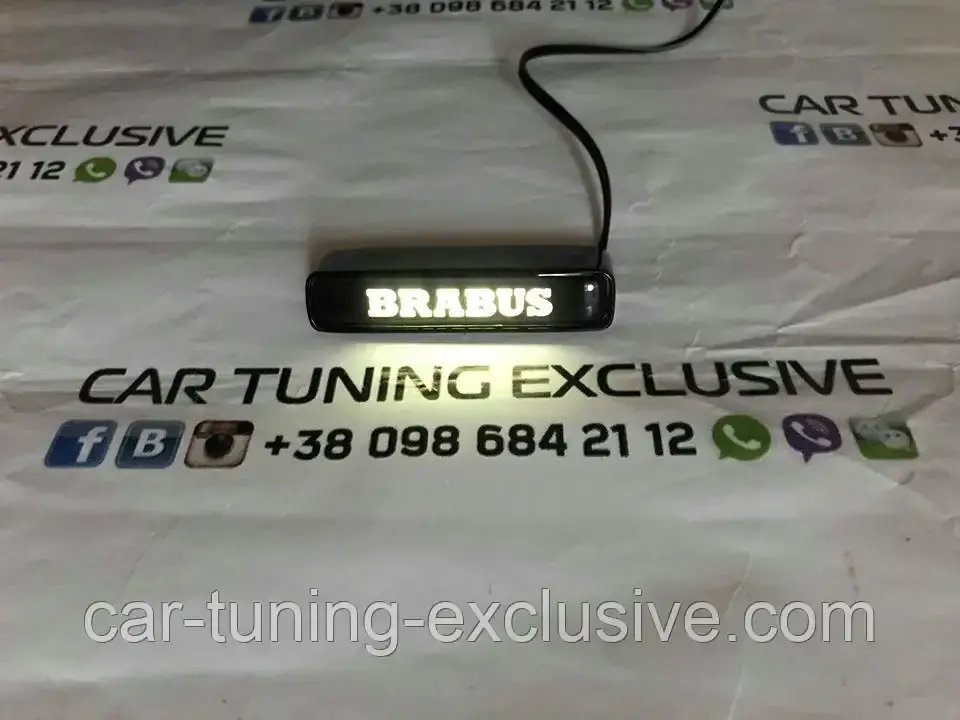 BRABUS logo for front grille for Mercedes G-class w463 LANDAULET