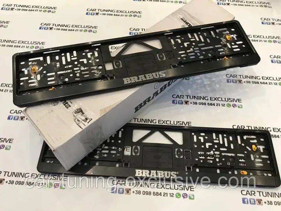BRABUS number frame for Mercedes G-class w463 LANDAULET
