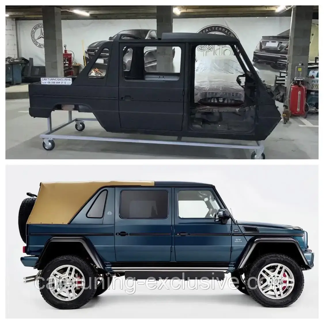 Body for Mercedes G-class w463 LANDAULET