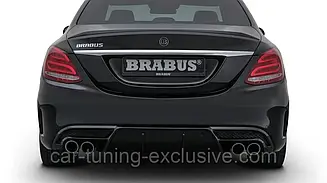 BRABUS rear fascia inserts for Mercedes C-class S205