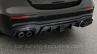 BRABUS SPORT exhaust system with actively contolled flaps for Mercedes E-class W213