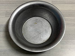 Таз з нержавіючої сталі для приготування їжі, ідеально під кухонну мийку (діаметр 380 мм)