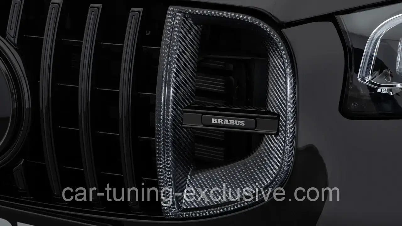 BRABUS carbon front grill inserts for Mercedes GLS-class