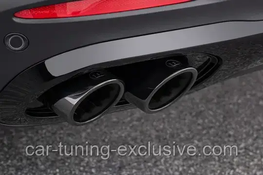 BRABUS exhaust tips black chrome for Mercedes GLE-class V167, фото 1