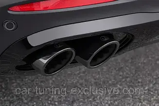 BRABUS exhaust tips black chrome for Mercedes GLE-class V167