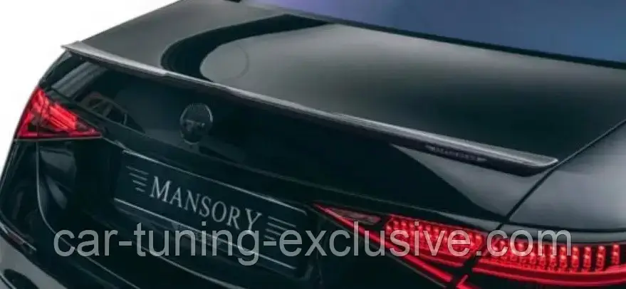 MANSORY sport rear deck lid spoiler for Mercedes S-class W223, фото 1