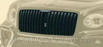 MANSORY carbon lamels grill with illuminated logo for Bentley Bentayga