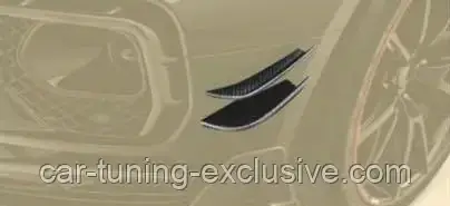 MANSORY race flaps for Wide body for front bumper for Bentley Bentayga