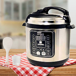 Мультиварка скороварка 7л з таймером на 9 програм Zepline ZP-121 електрична для дому 3000 Вт