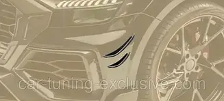 MANSORY race flaps for MANSORY front bumper for Audi RSQ8