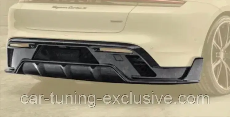 MANSORY rear diffuser for Porsche Taycan
