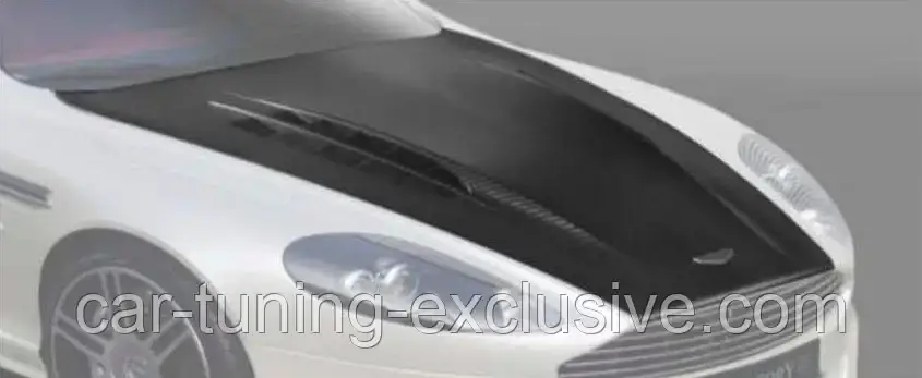 MANSORY engine bonnet exposed for Aston Martin DB9 / Volante