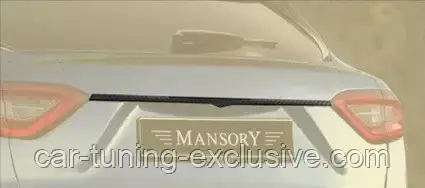 MANSORY rear bar cover for Maserati Levante