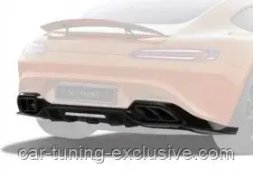 MANSORY diffuser OEM rear bumper for Mercedes AMG GT S-class C190