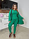 Жіночий костюм 3-ка;Квіт: чорний, графіт, зелений; Розміри: 50-52, 54-56, 58-60 ;, фото 3