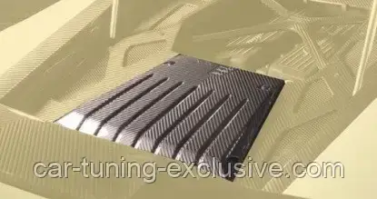MANSORY carbon engine middle section cover for Lamborghini Huracan