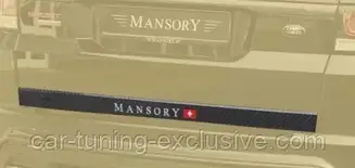 MANSORY rear hatch panel with MANSORY logo for Range Rover Sport SVR